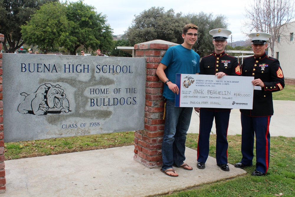 Buena High School student receives NROTC scholarship