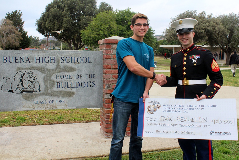 Buena High School student receives NROTC scholarship