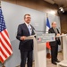 Secretary of defense, French minister of defense hold a joint press conference, speak about the counter-ISIL fight, answer questions from the press