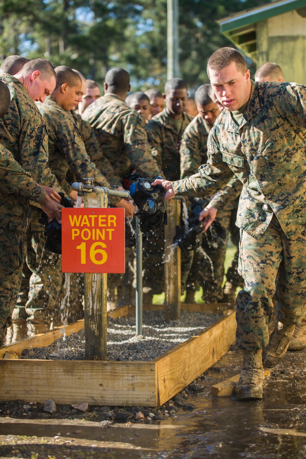 Photo Gallery: Marine recruits brave gas chamber on Parris Island