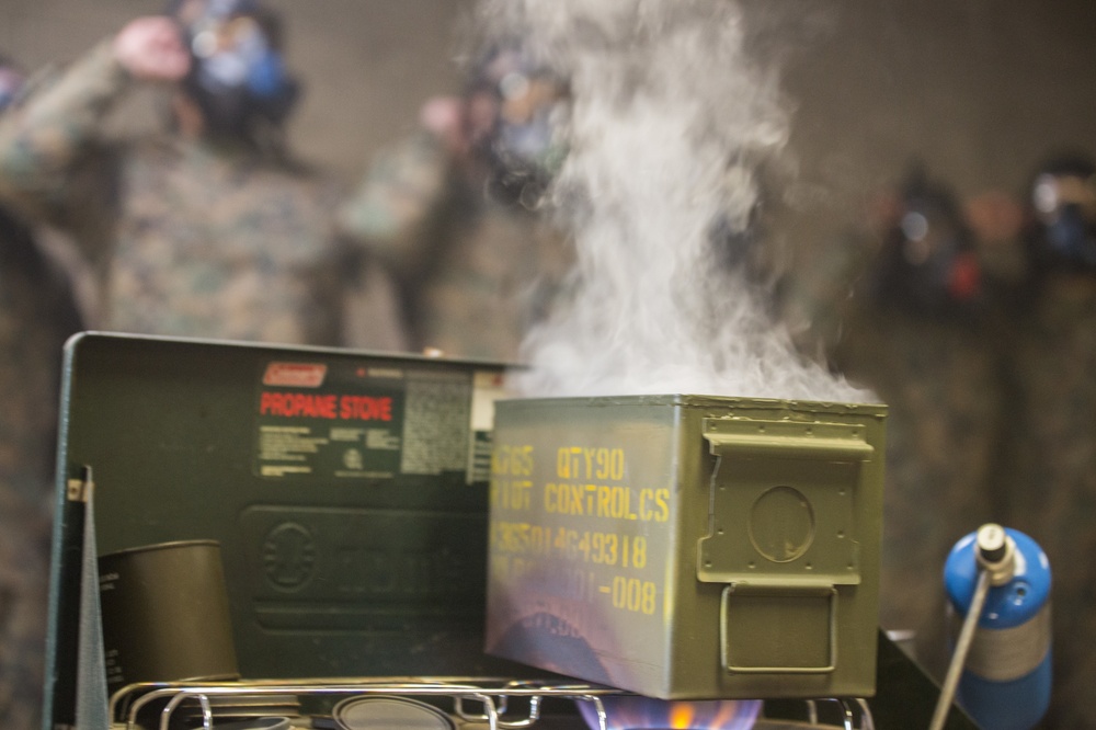 Photo Gallery: Marine recruits brave gas chamber on Parris Island