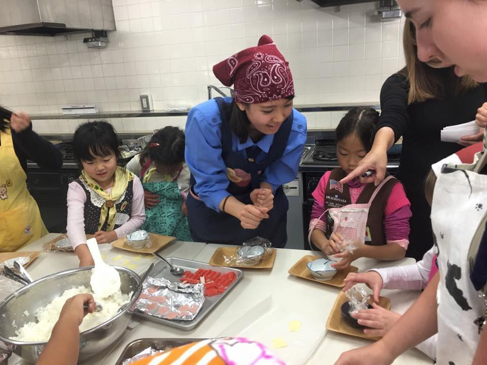 Camp Zama Girl Scouts participate in cultural exchange