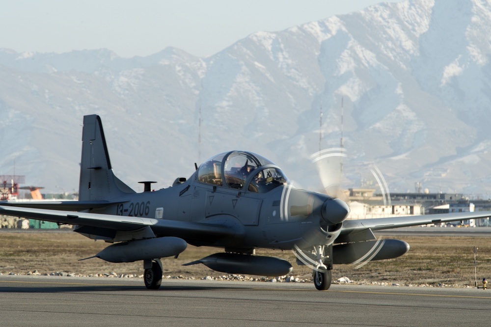 Four Super Tucanos delivered to Afghan air force