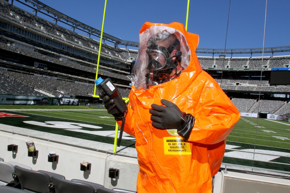 21st CST trains at MetLife Stadium