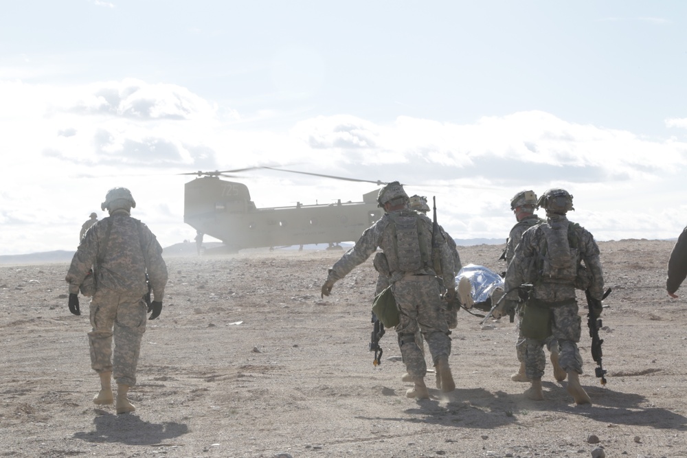 2nd Stryker Brigade Combat Team, 2nd Infantry Division NEO at the NTC