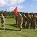 112th Signal Detachment Change of Responsibility ceremony