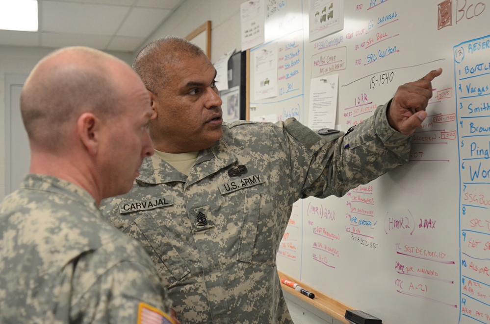 Virginia National Guard Soldiers staged, ready for possible snow response operations