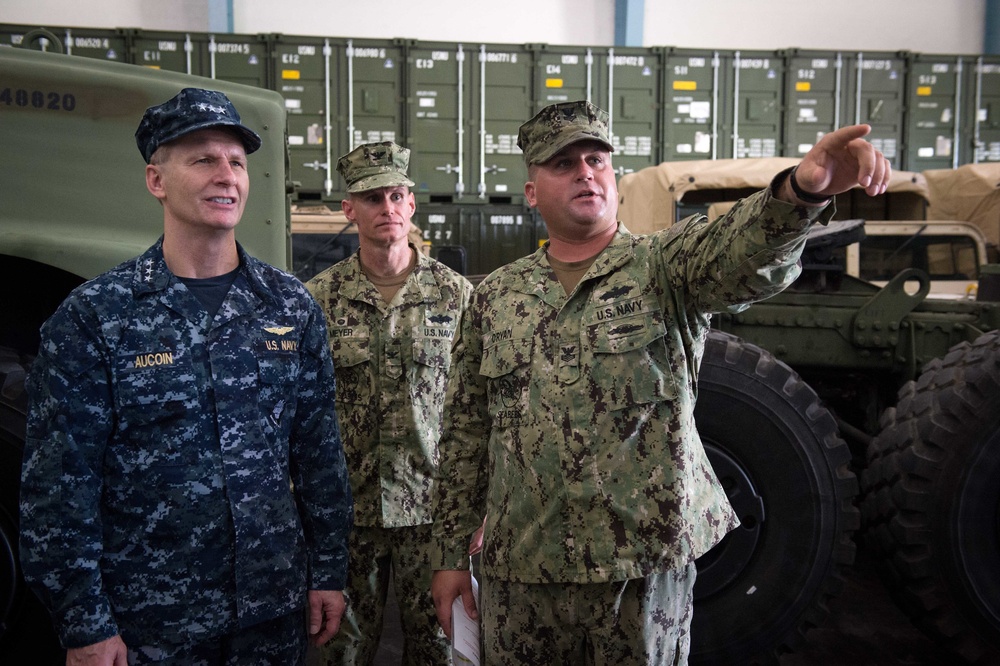 Commander, US Seventh Fleet visits Commander, Task Force 75 assets in Guam
