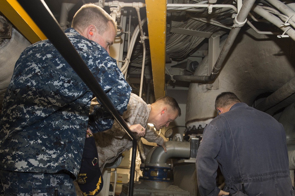 USS Arlington operations