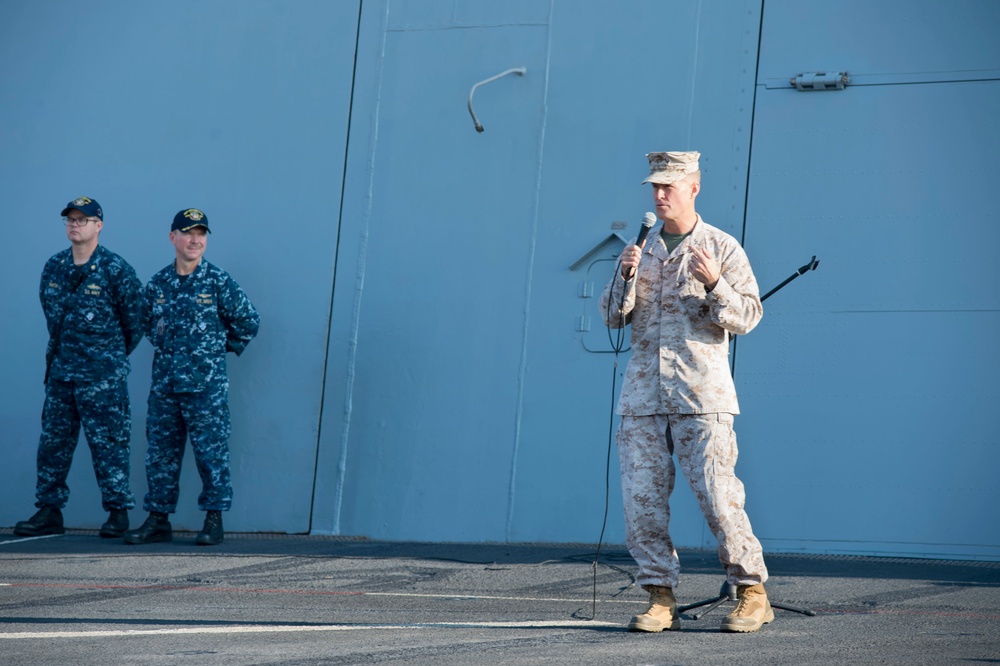 USS Arlington operations