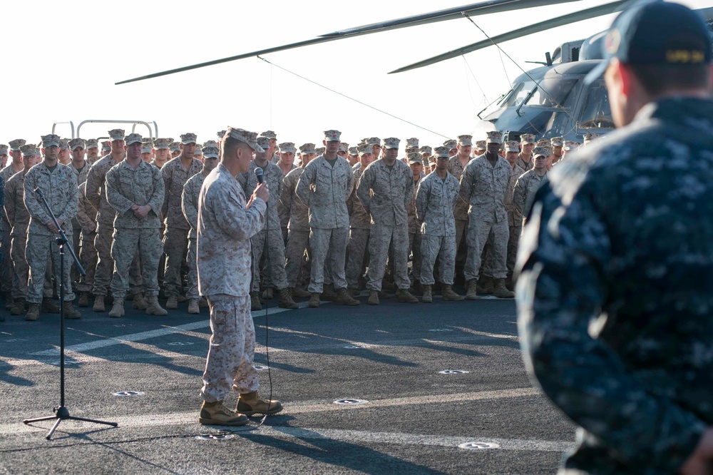 USS Arlington operations