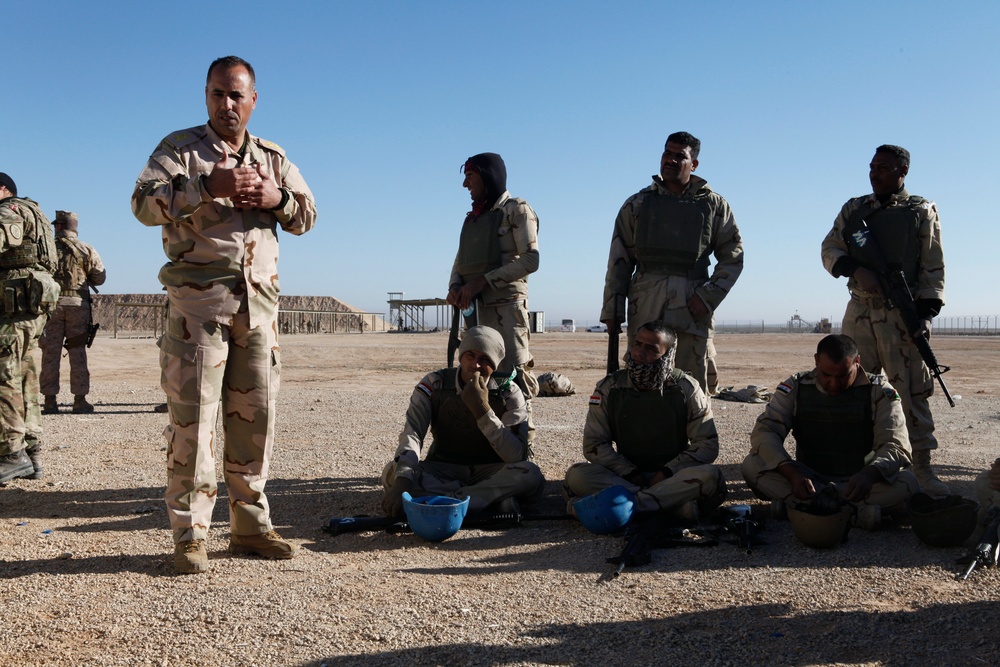 Iraqi Army marksmanship training