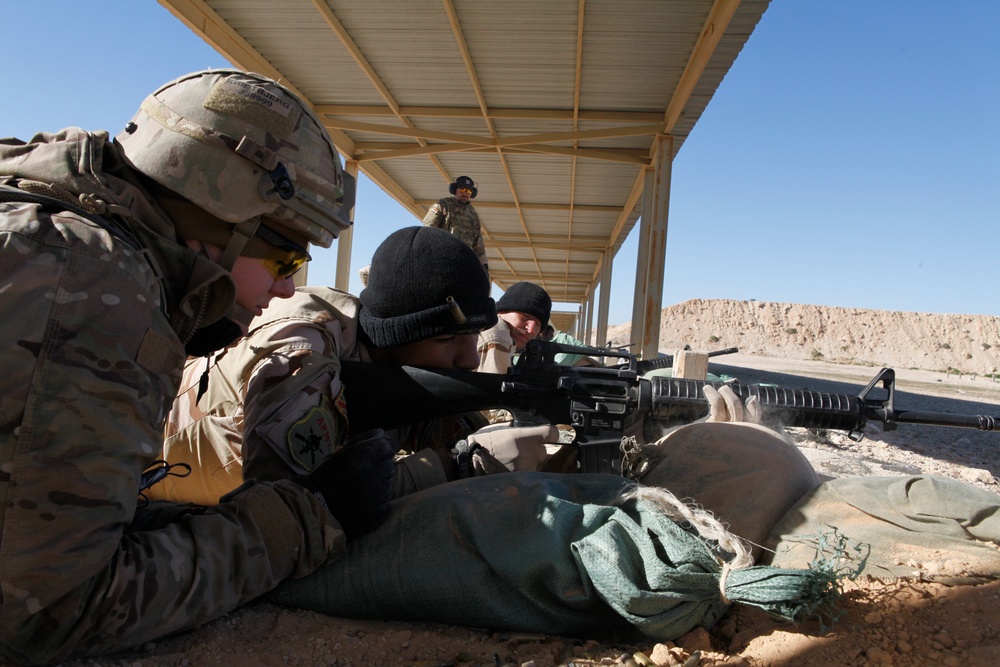 Iraqi Army marksmanship training