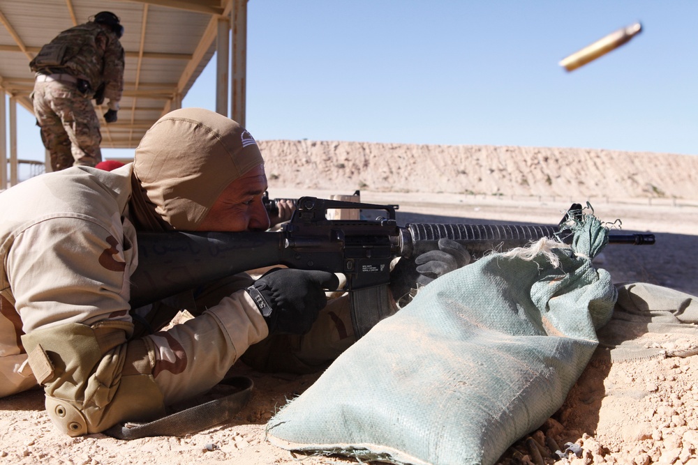 Iraqi Army marksmanship training