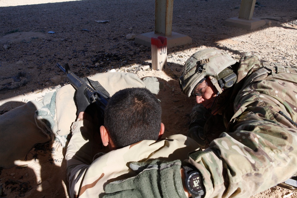 Iraqi Army marksmanship training