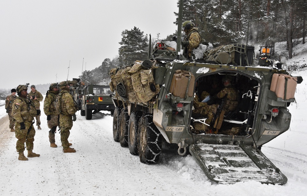 Eagle Troop, 2nd CR kicks off Allied Spirit IV