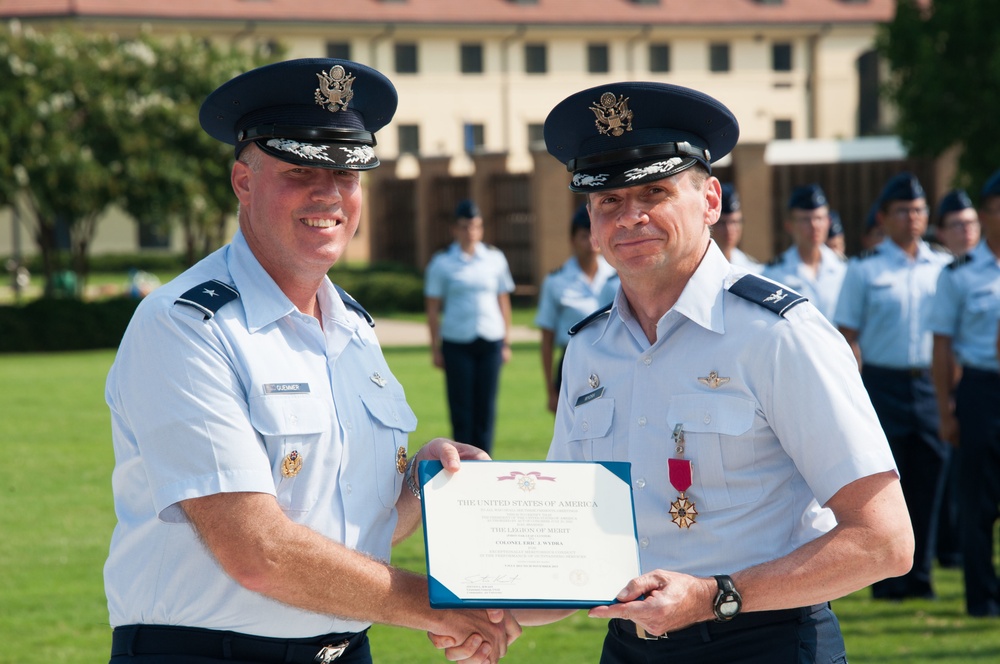 HQ AFROTC change of command ceremony