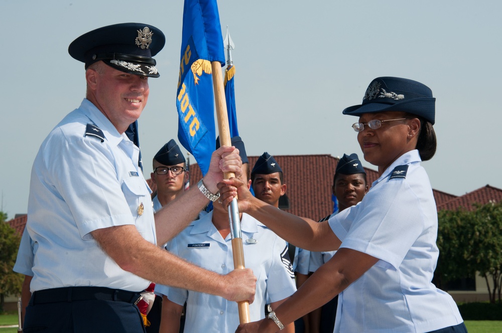 HQ AFROTC change of command ceremony