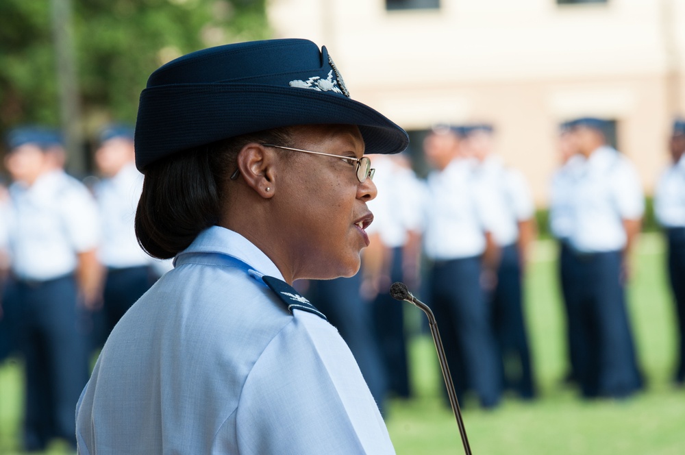 HQ AFROTC change of command ceremony