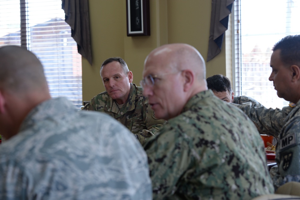 Adm. Kurt W. Tidd visits Soto Cano Air Base