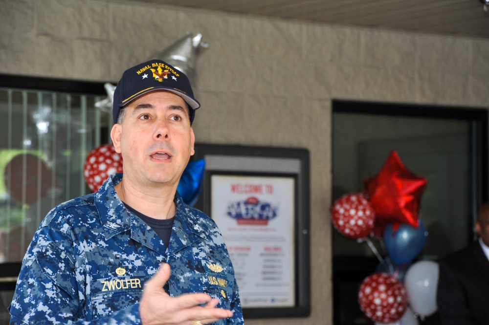 All American Restaurant grand opening at Naval Base Kitsap - Bremerton