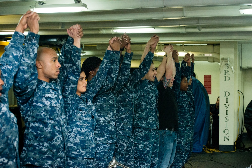 USS Joihn C. Stennis operations