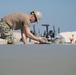 Navy Seabees build concrete pad in Bahrain