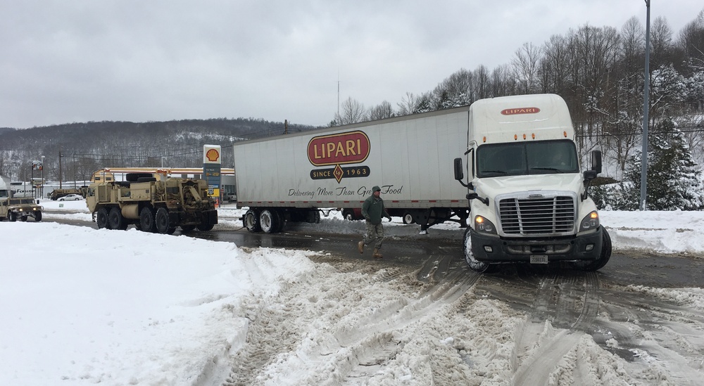 Kentucky National Guard snow relief