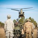 CH-47 Chinooks support gun raid