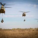 CH-47 Chinooks support gun raid