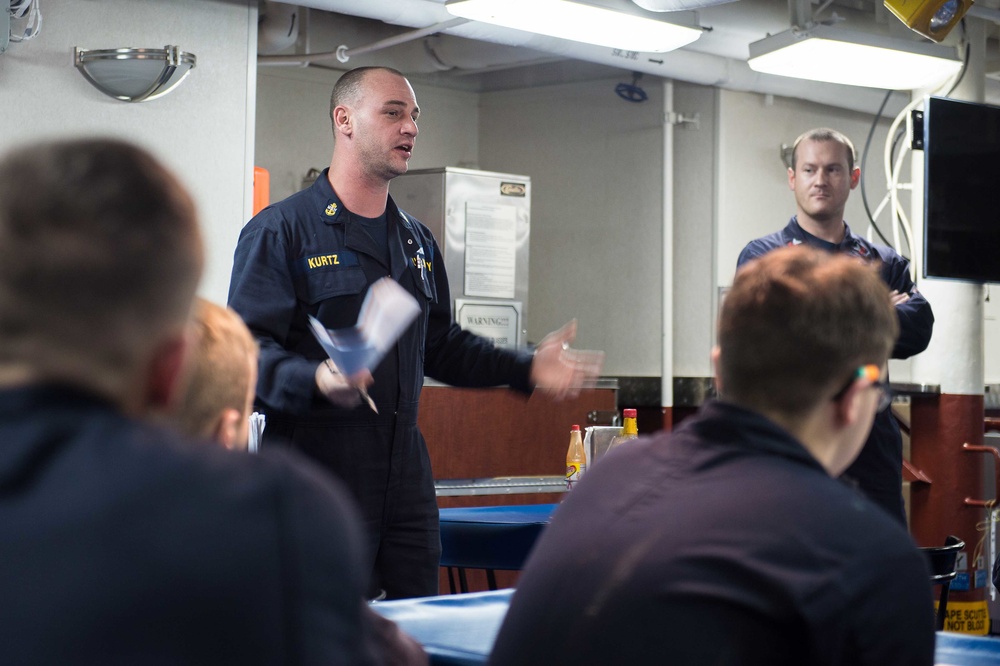 USS Mobile Bay operations