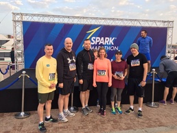 40th CAB Soldiers hit the ground running in Spark Marathon