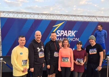 40th CAB Soldiers hit the ground running in Spark Marathon