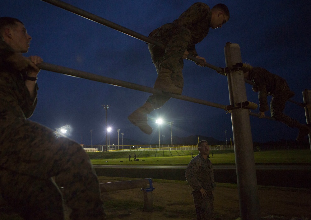 Alpha Company Marines conduct squad competition