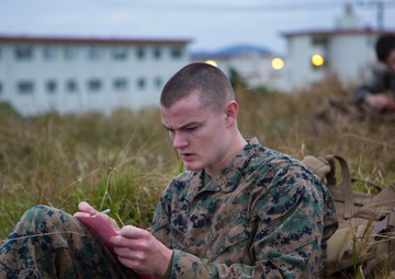 Alpha Company Marines conduct squad competition