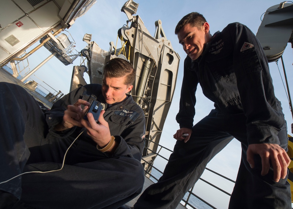 USNS Spearhead activity