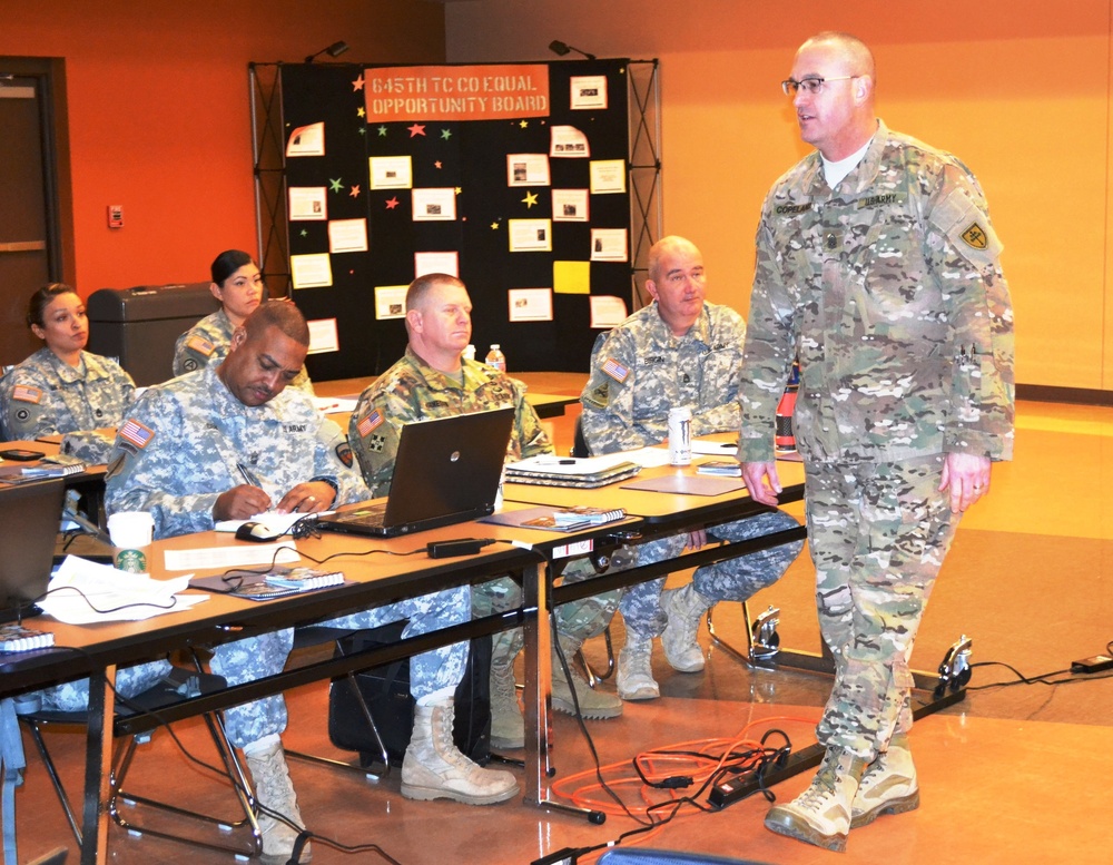 Brig. Gen. Elwell supports First Sergeant Workshop