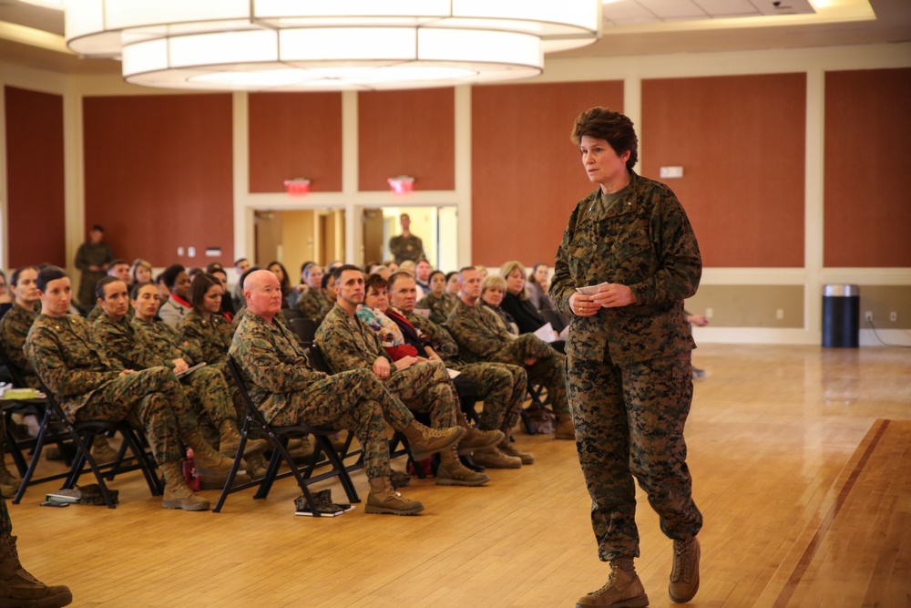 Camp Lejeune’s leadership ‘Lean In’