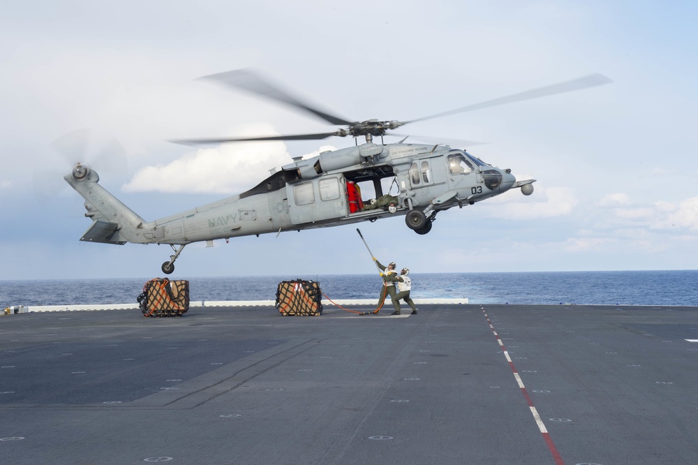 USS Bonhomme Richard (LHD 6) flight operations