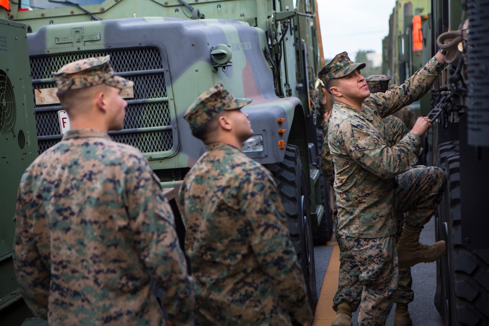 31st MEU Marines prepare to deploy