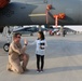 High five by the F-15 at the Bahrain air show