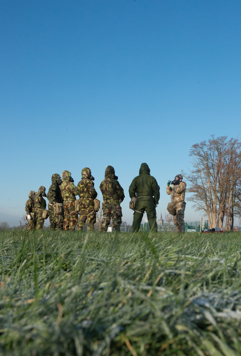 British armed forces CBRN training in US facilities