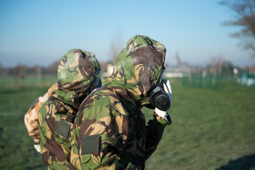 British armed forces CBRN training in US facilities