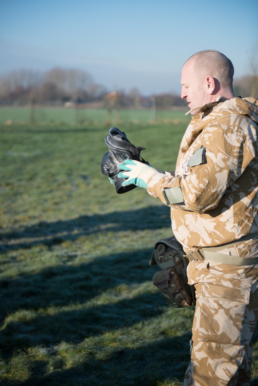 British armed forces CBRN training in US facilities