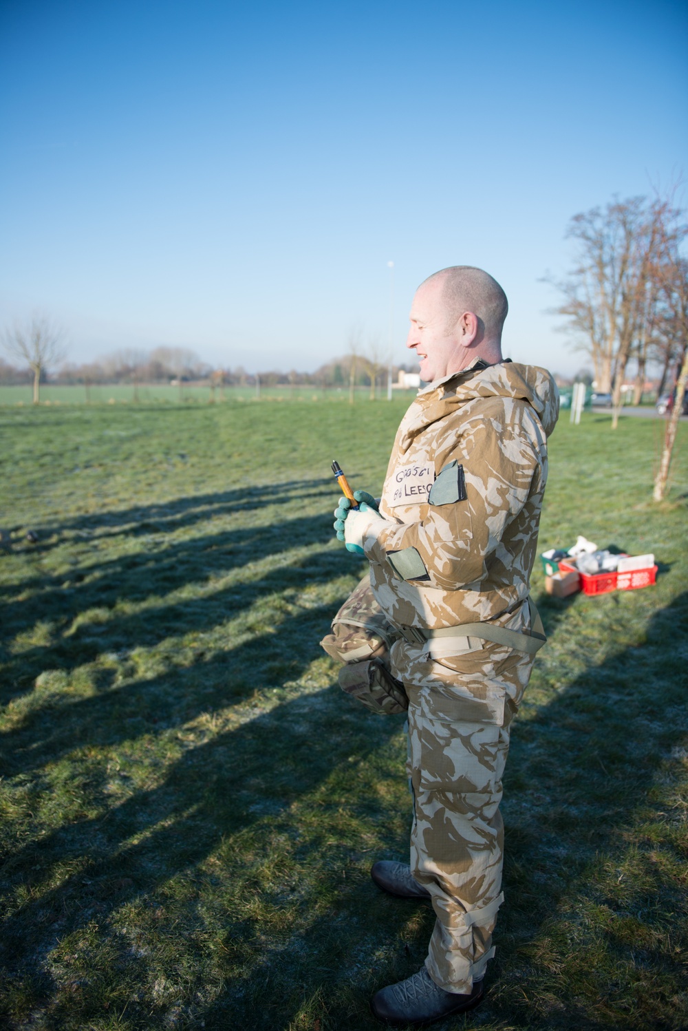 British armed forces CBRN training in US facilities