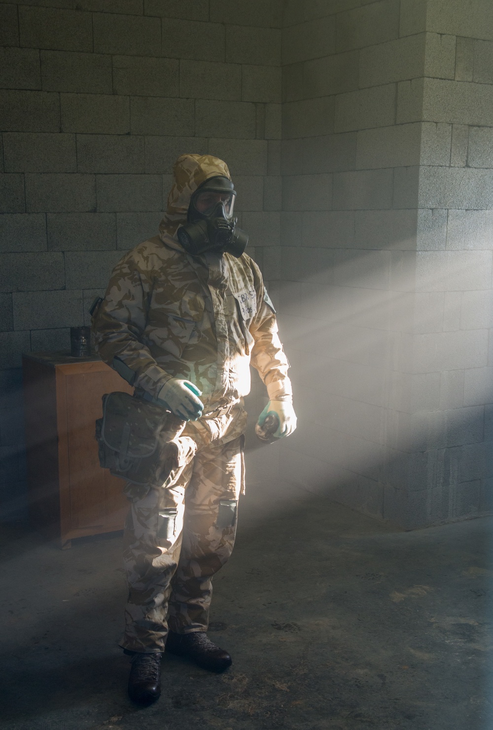 British armed forces CBRN training in US facilities