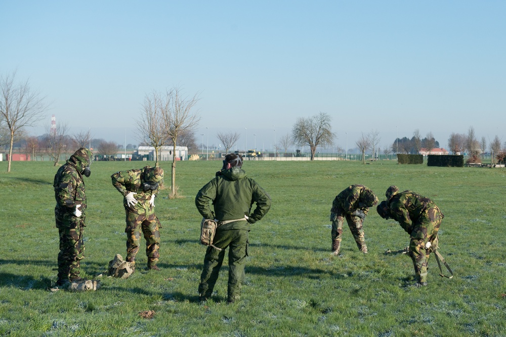 British armed forces CBRN training in US facilities