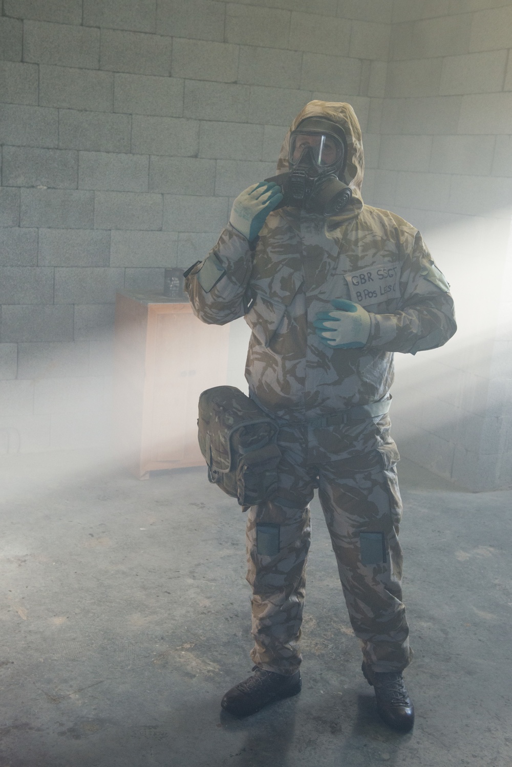 British armed forces CBRN training in US facilities