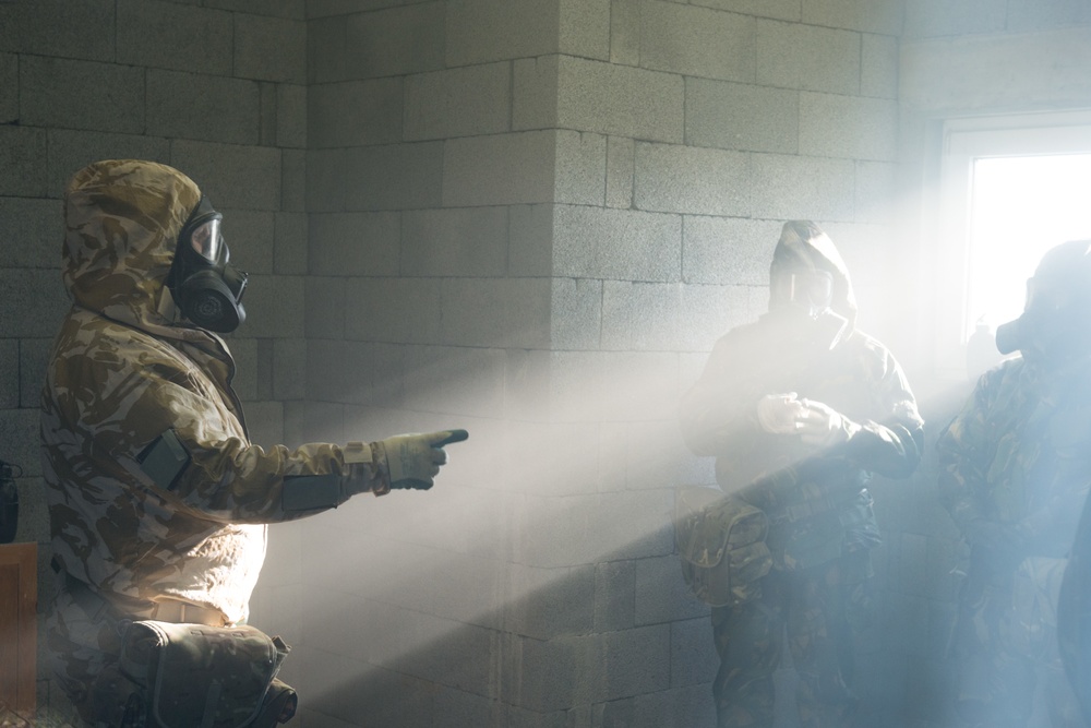 British armed forces CBRN training in US facilities