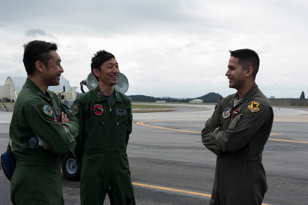 JASDF Airmen visit Kadena, strengthen working relationships